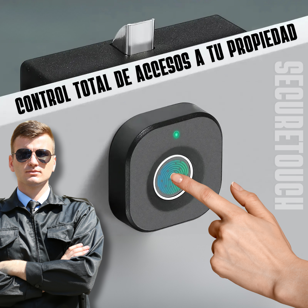 SecureTouch Pro™ | Cerradura Inteligente con Huella Digital