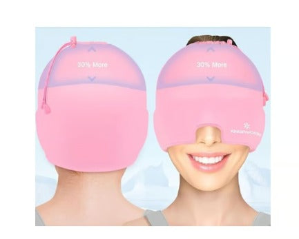 MigraRelief™ | Máscara de Gel Frío para Migraña y Estrés