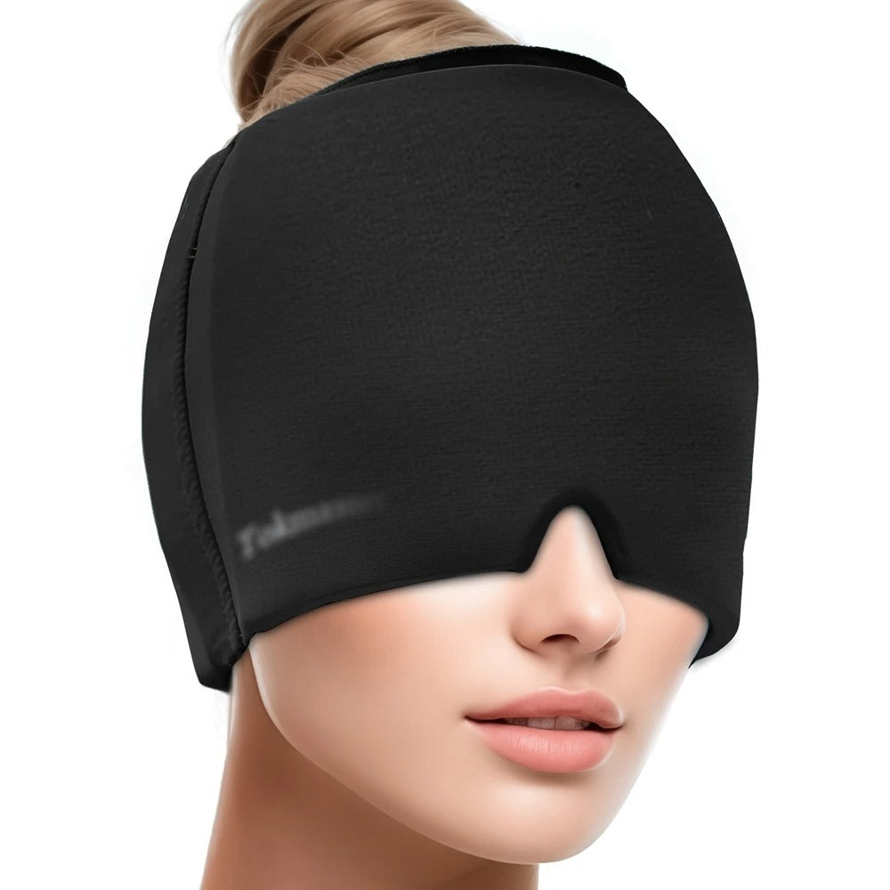 MigraRelief™ | Máscara de Gel Frío para Migraña y Estrés