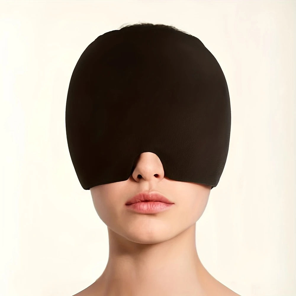 MigraRelief™ | Máscara de Gel Frío para Migraña y Estrés
