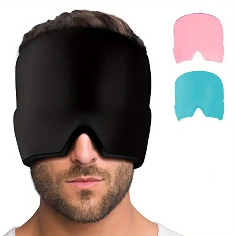 MigraRelief™ | Máscara de Gel Frío para Migraña y Estrés